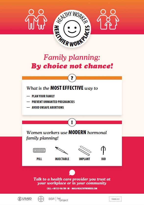 "FAMILY PLANNING: BY CHOICE NOT CHANCE!"